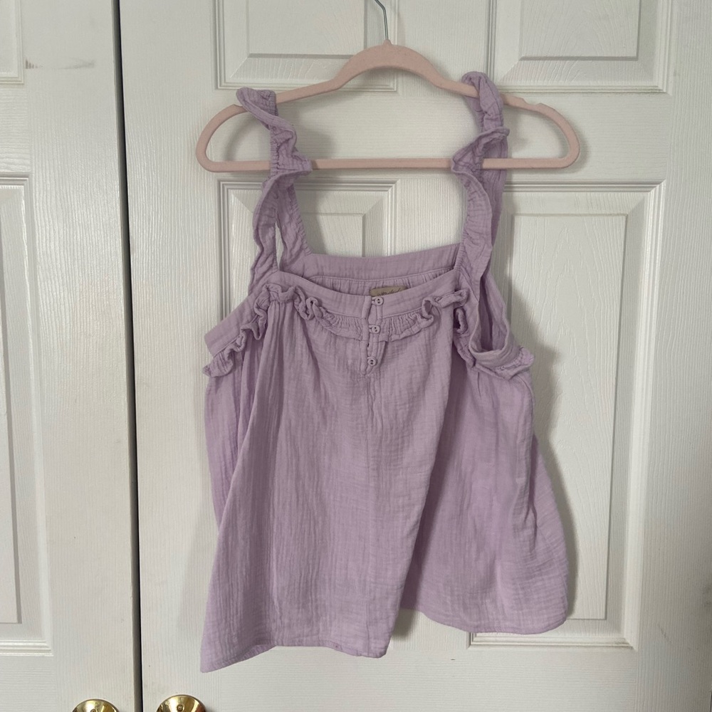 Purple tank top